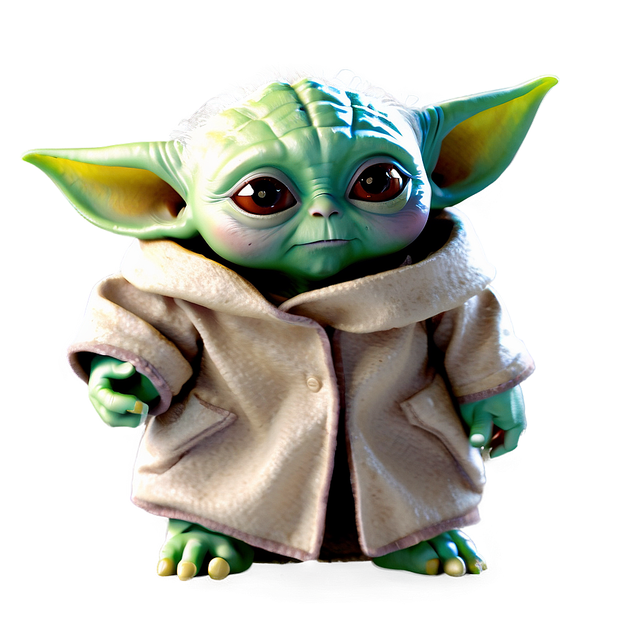 Baby Yoda Playing With Toys Png Qws60 PNG Image