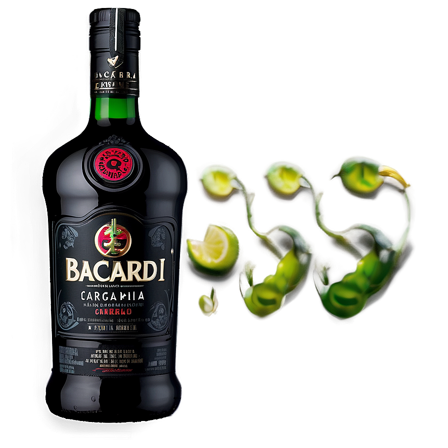 Bacardi Carta Negra Png 06282024 PNG Image