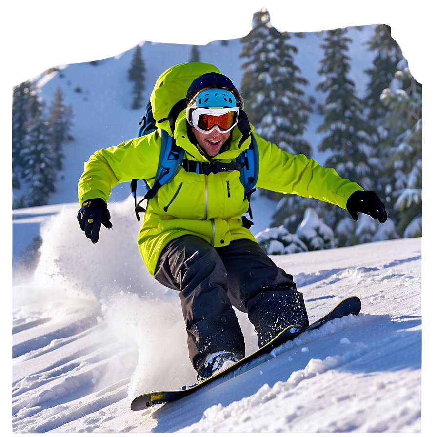 Backcountry Snowboarding Png 39 PNG Image