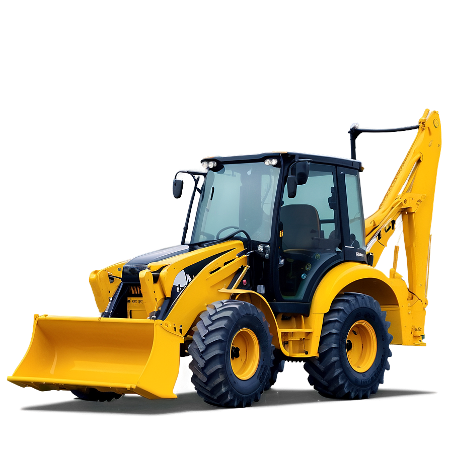 Backhoe Loader Front View Png 06272024 PNG Image