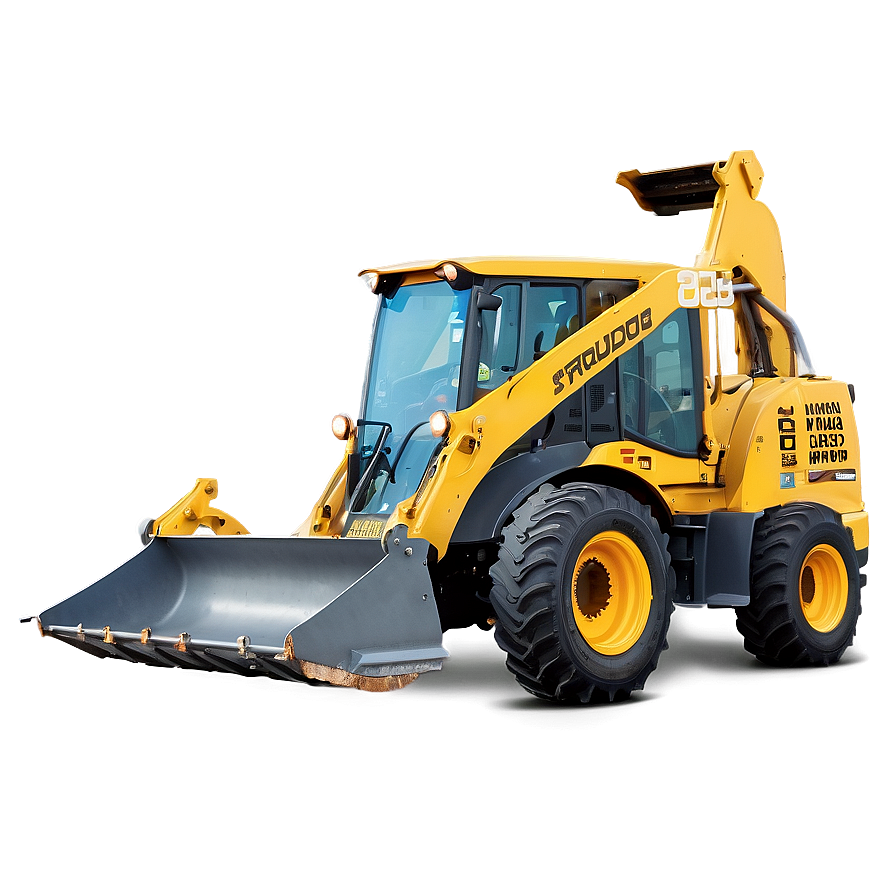 Backhoe Loader Side View Png Ujc PNG Image