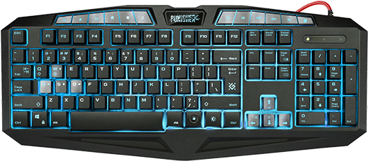 Backlit Gaming Keyboard PNG Image