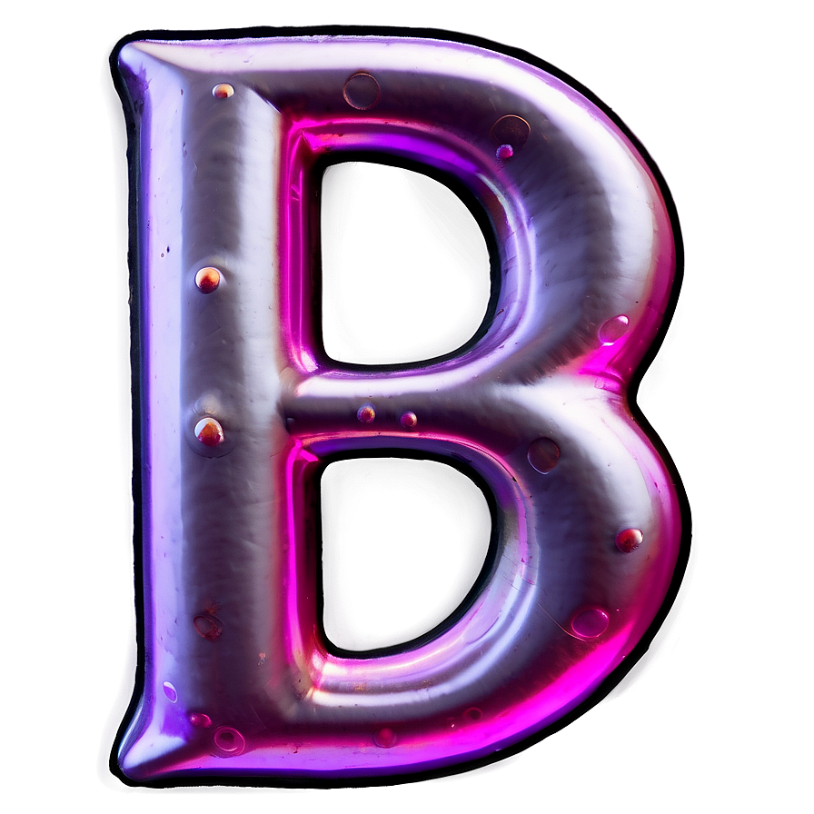 Backlit Letter B Png 06202024 PNG Image