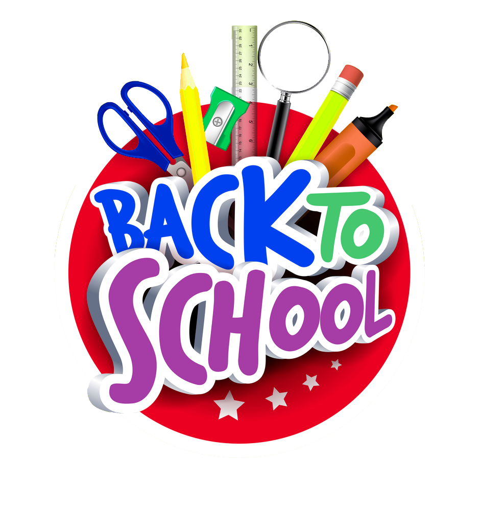 Backto School Supplies Graphic PNG Image