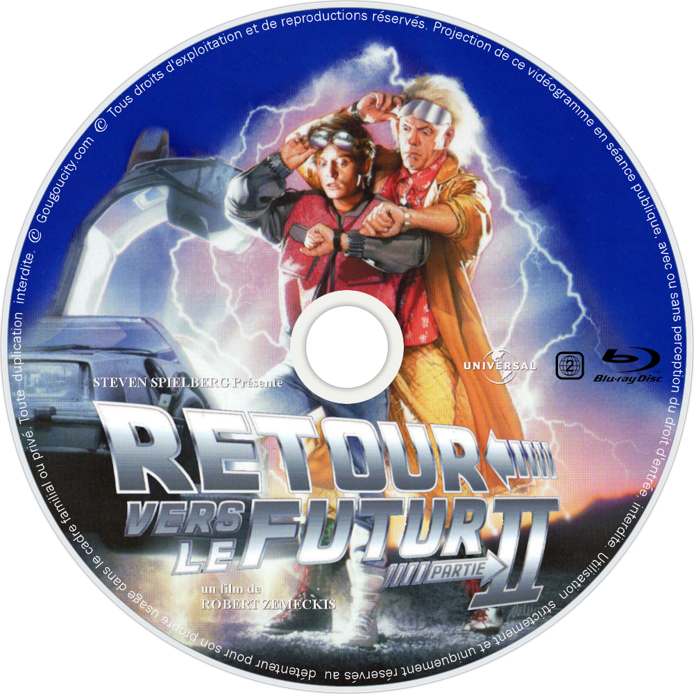 Backtothe Future Part I I Bluray Disc PNG Image