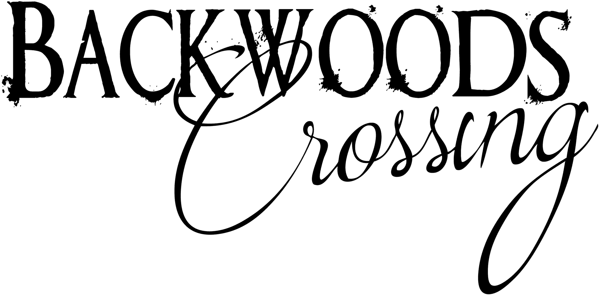 Backwoods Crossing Logo PNG Image