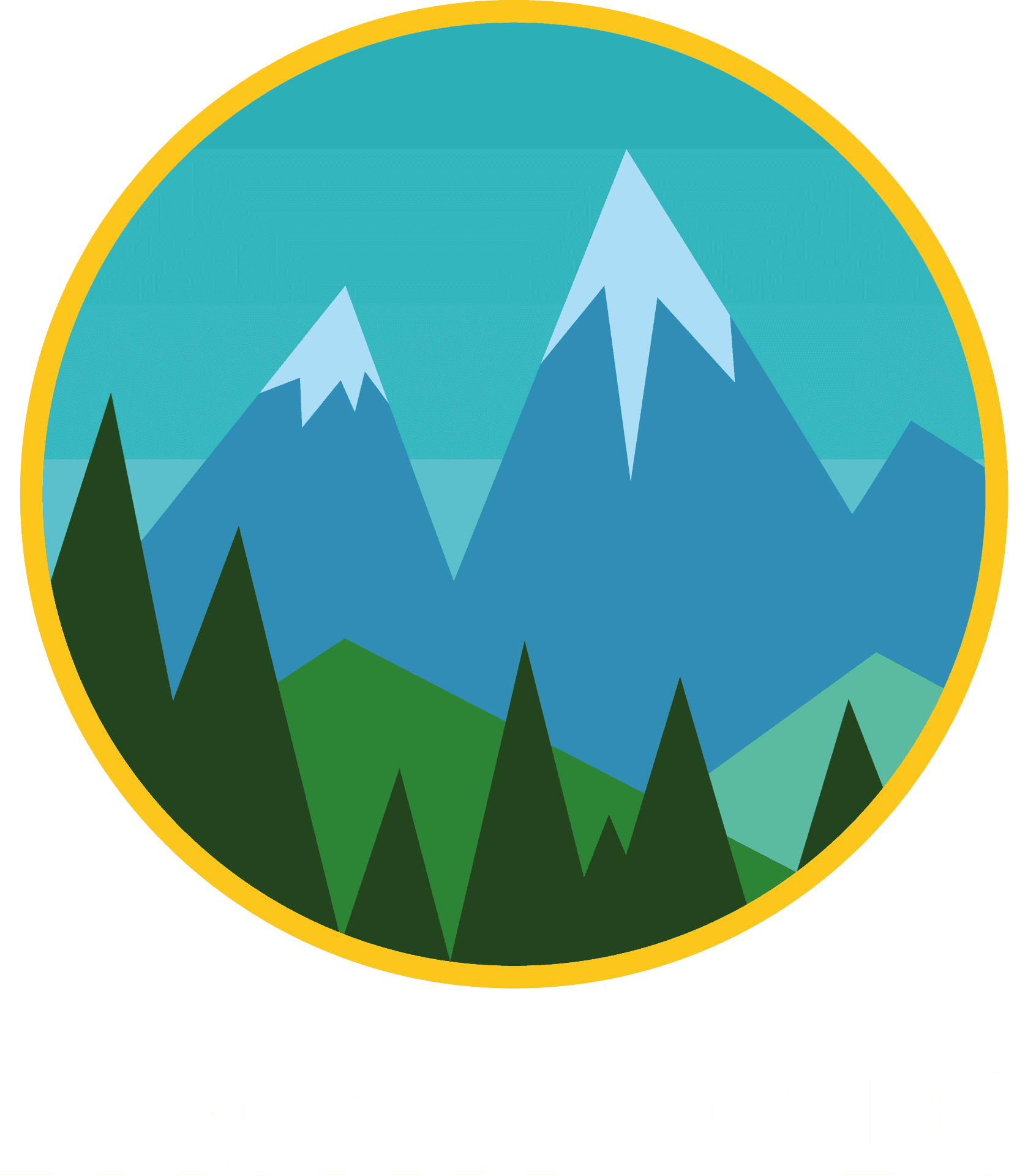 Backwoods Mountain Logo PNG Image