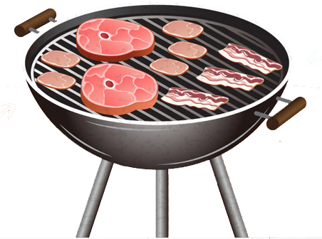 Backyard B B Q Grill Cookout PNG Image