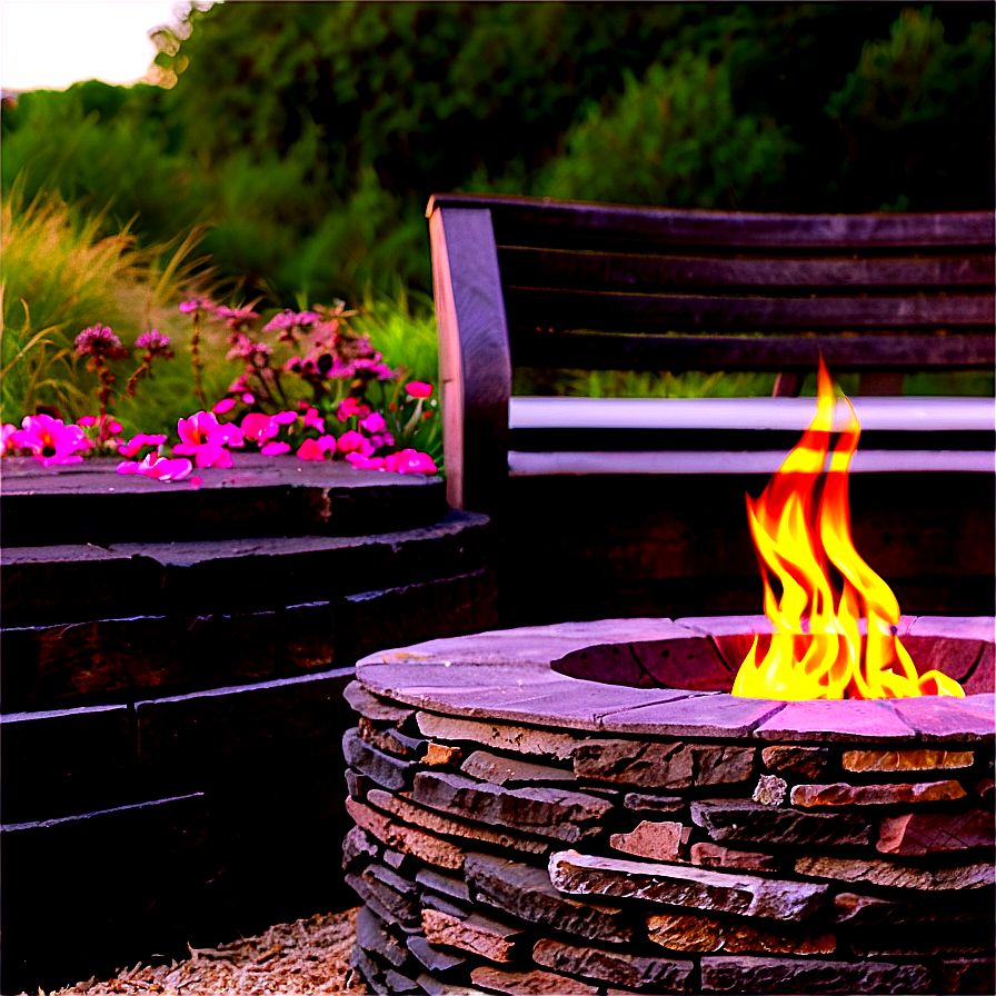 Backyard Fire Pit Png 06262024 PNG Image