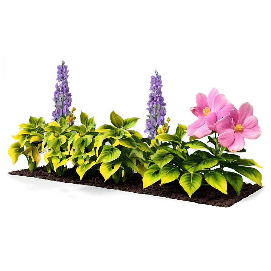 Backyard Flower Bed Png 06272024 PNG Image