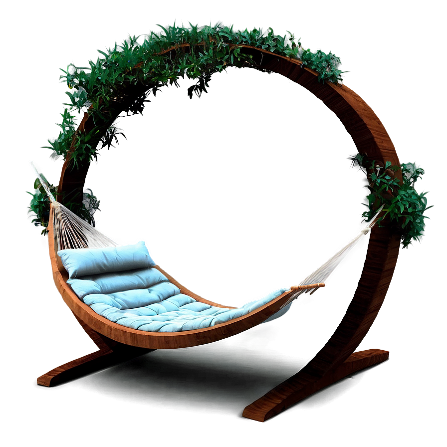 Backyard Hammock Relaxation Png Ajy PNG Image