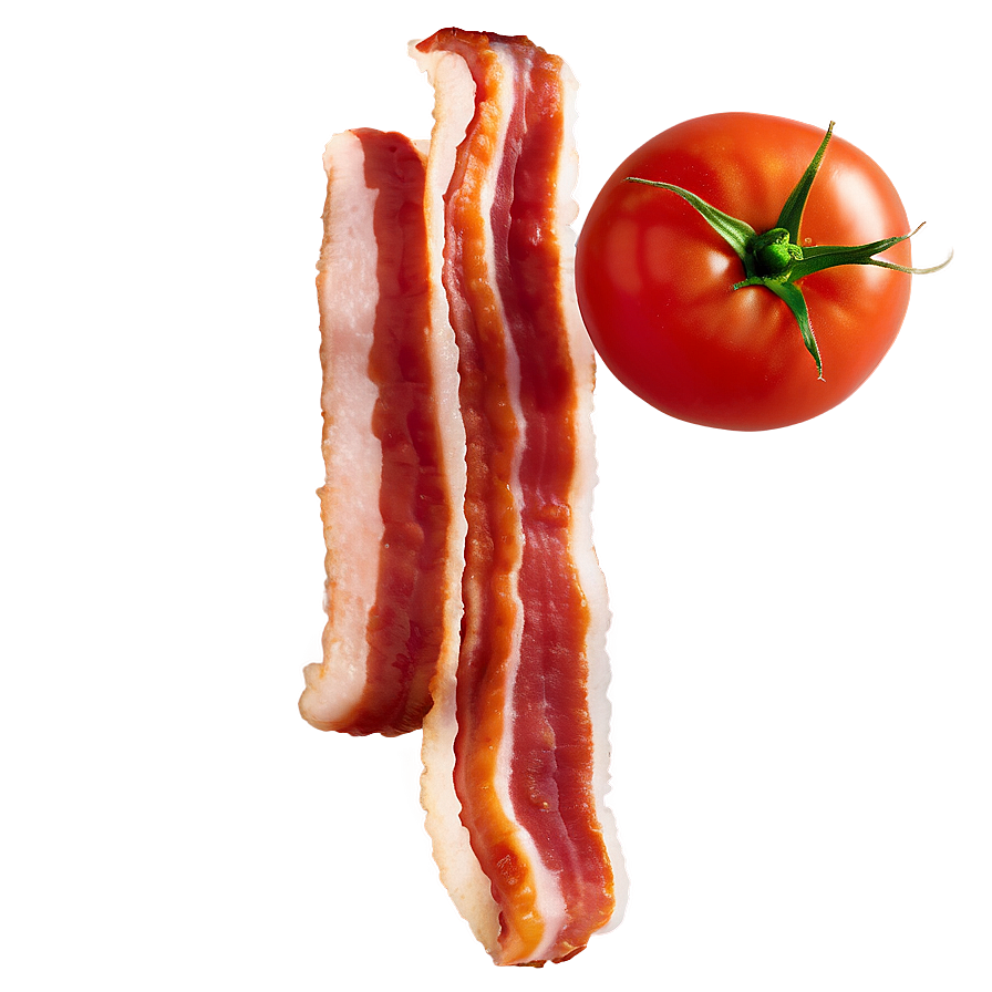 Bacon And Tomato Png Ovj PNG Image