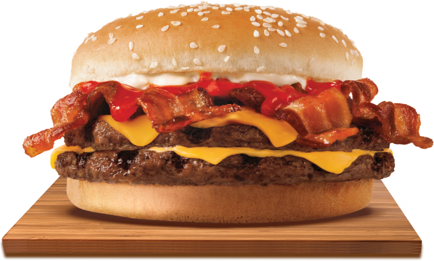 Bacon Cheeseburger Deluxe PNG Image