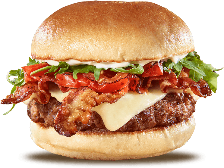 Bacon Cheeseburger Deluxe PNG Image