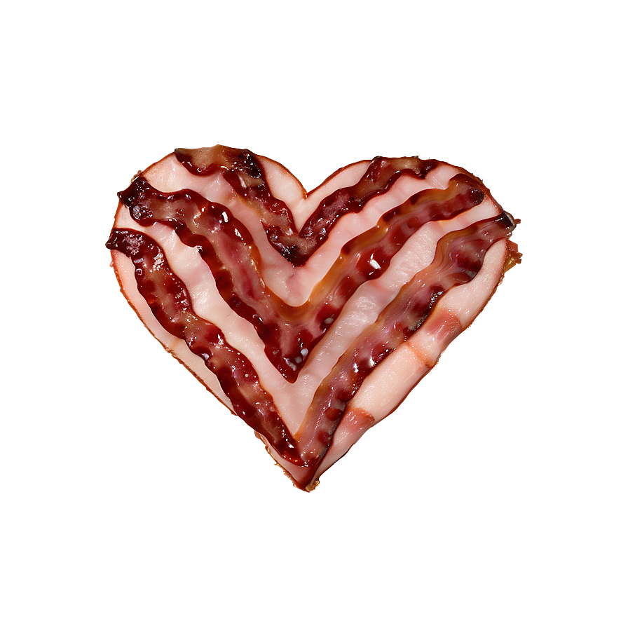 Bacon Heart Png Qsk1 PNG Image