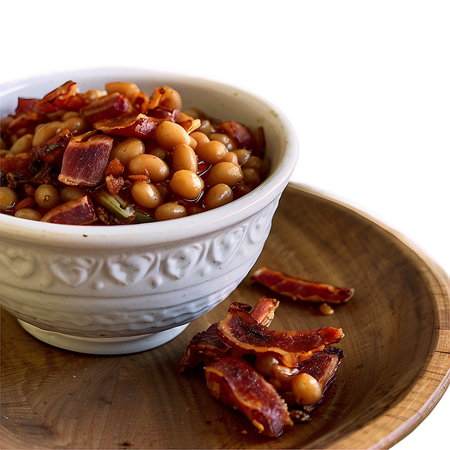 Bacon Infused Baked Beans Png Vcy PNG Image