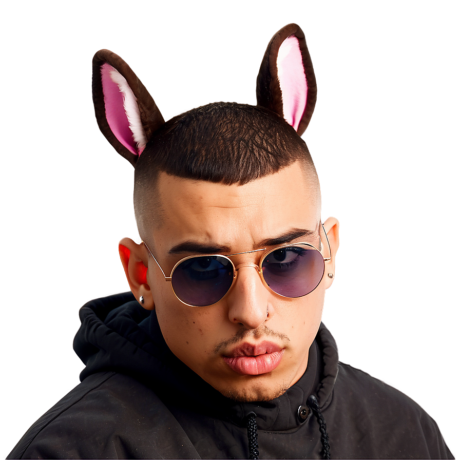 Bad Bunny Meme Stickers Png 06272024 PNG Image