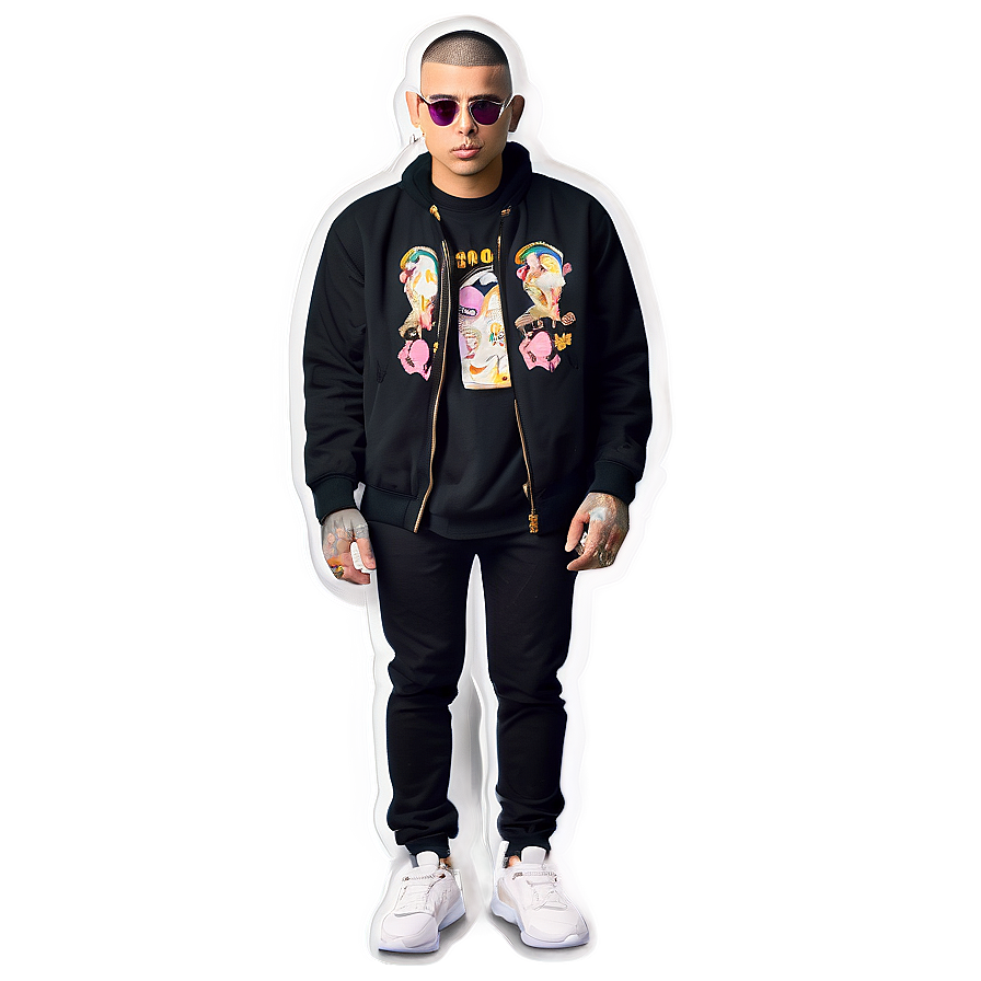 Bad Bunny Streetwear Stickers Png Ykc PNG Image