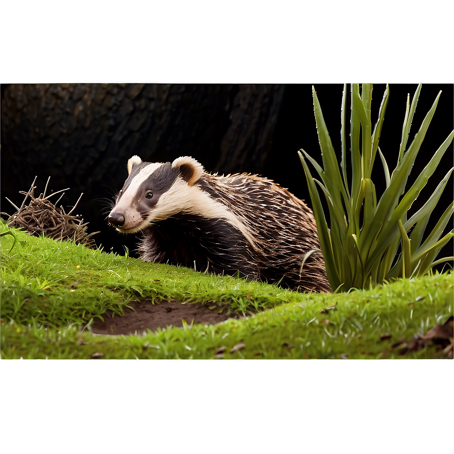 Badger Burrow Entrance Png Rpl PNG Image