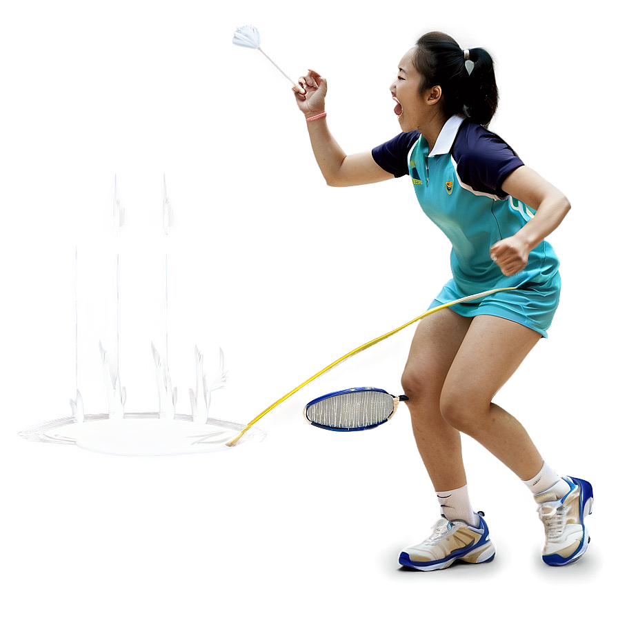 Badminton Player Celebration Png 32 PNG Image