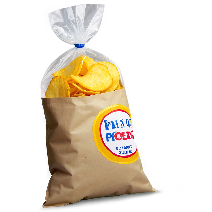 Bag Of Chips D PNG Image