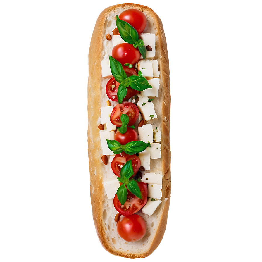 Baguette For Bruschetta Png 05252024 PNG Image