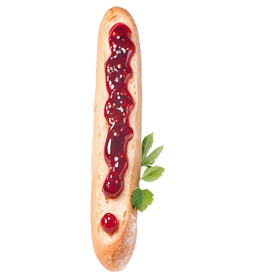 Baguette With Jam Png Cbk PNG Image