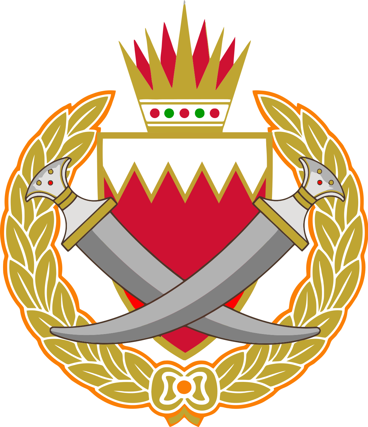 Bahrain Coatof Arms PNG Image