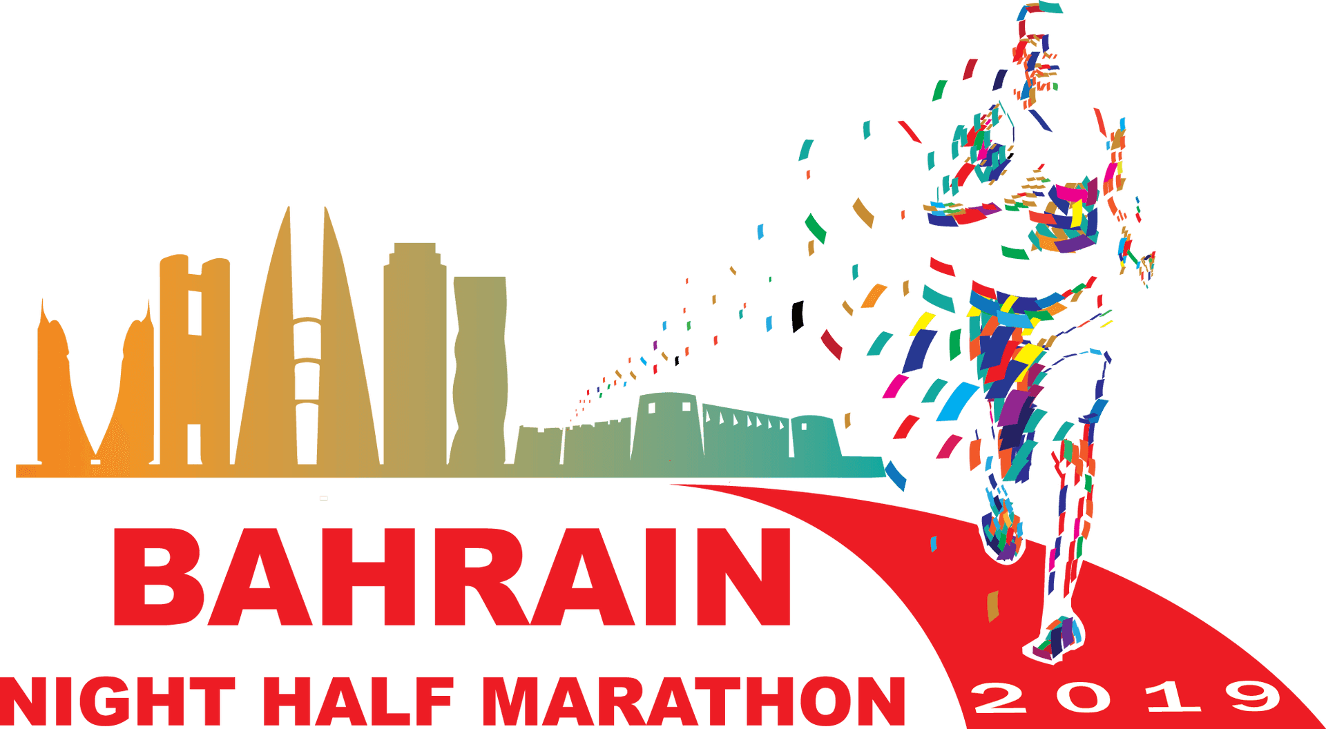 Bahrain Night Half Marathon2019 Logo PNG Image