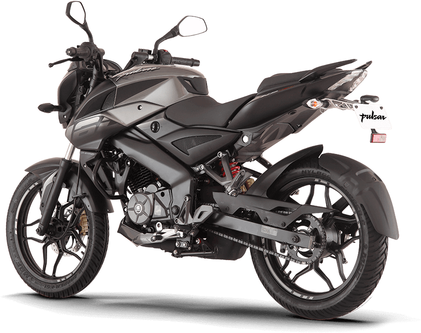 Bajaj Pulsar Motorcycle Studio Shot PNG Image