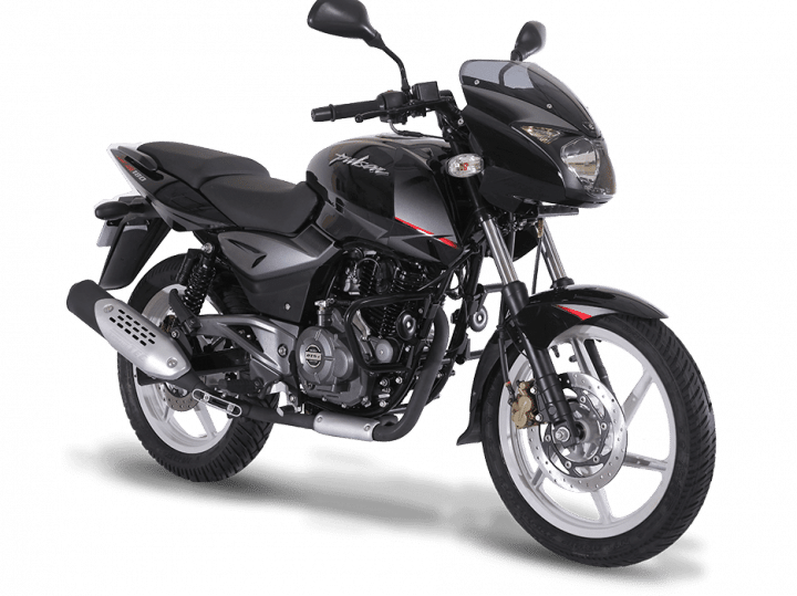 Bajaj Pulsar Motorcycle Studio Shot PNG Image