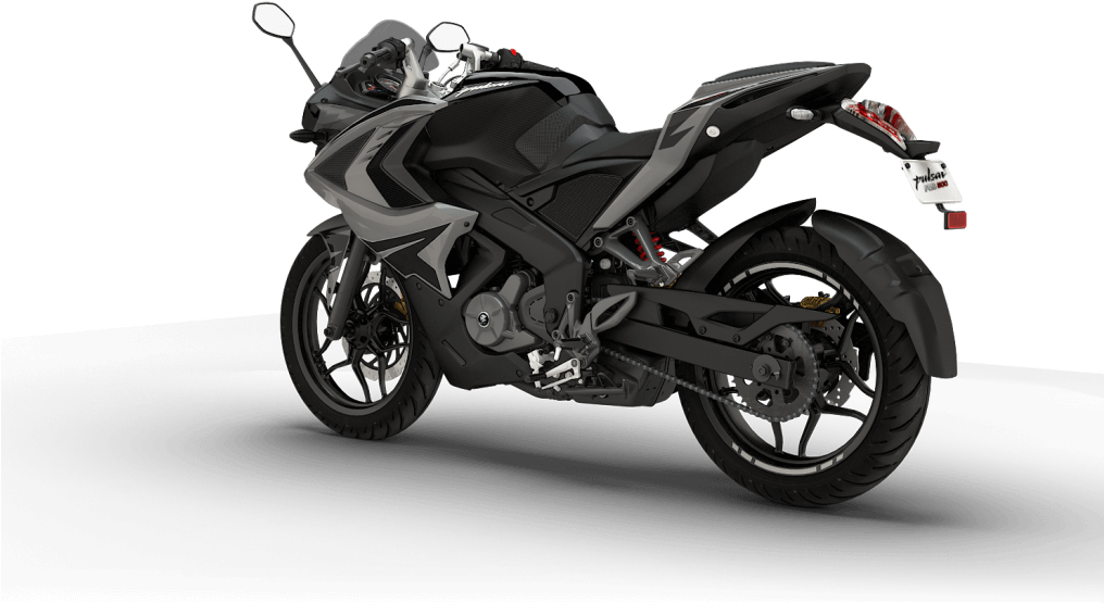 Bajaj Pulsar Sports Bike Profile View PNG Image