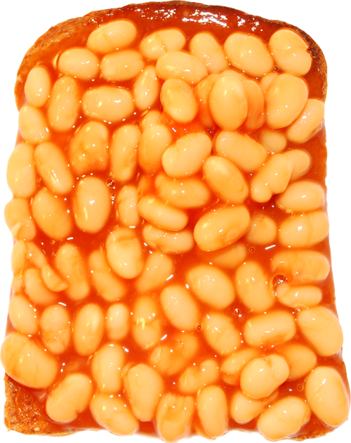 Baked Beanson Toast PNG Image