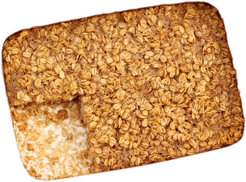 Baked Oatmeal Square PNG Image