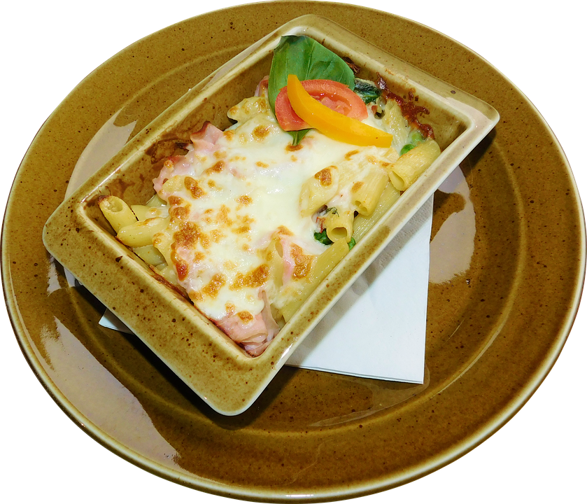 Baked Penne Pasta Dish PNG Image