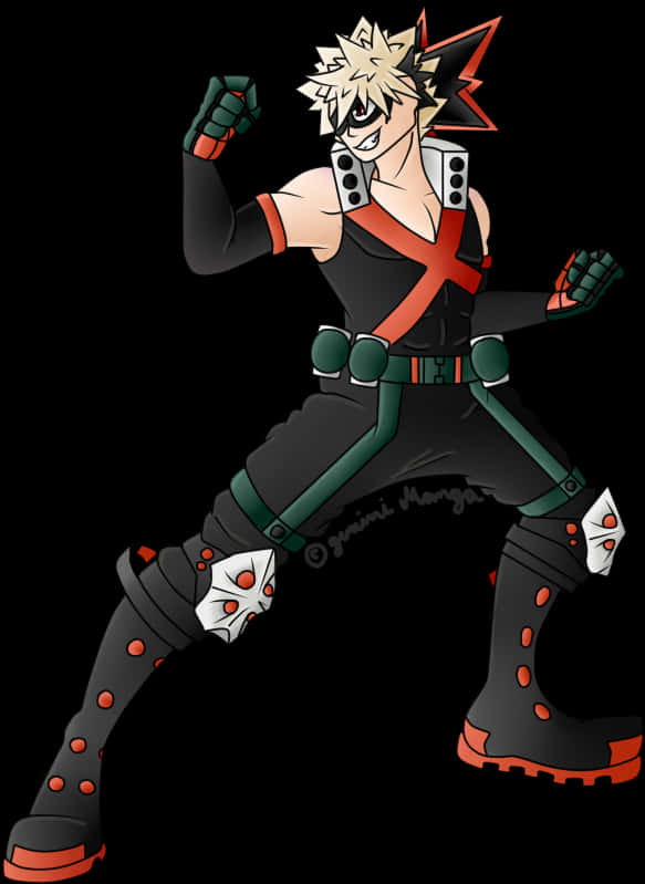 Bakugou Katsuki Fanart My Hero Academia PNG Image