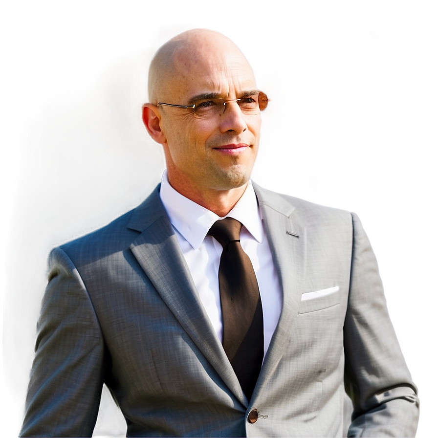 Bald Businessman Avatar Png Edo13 PNG Image