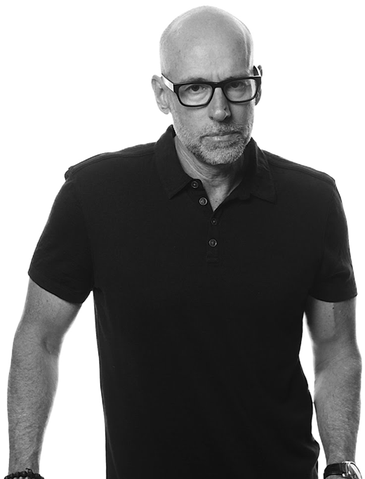 Bald Gentlemanin Black Polo Shirt PNG Image