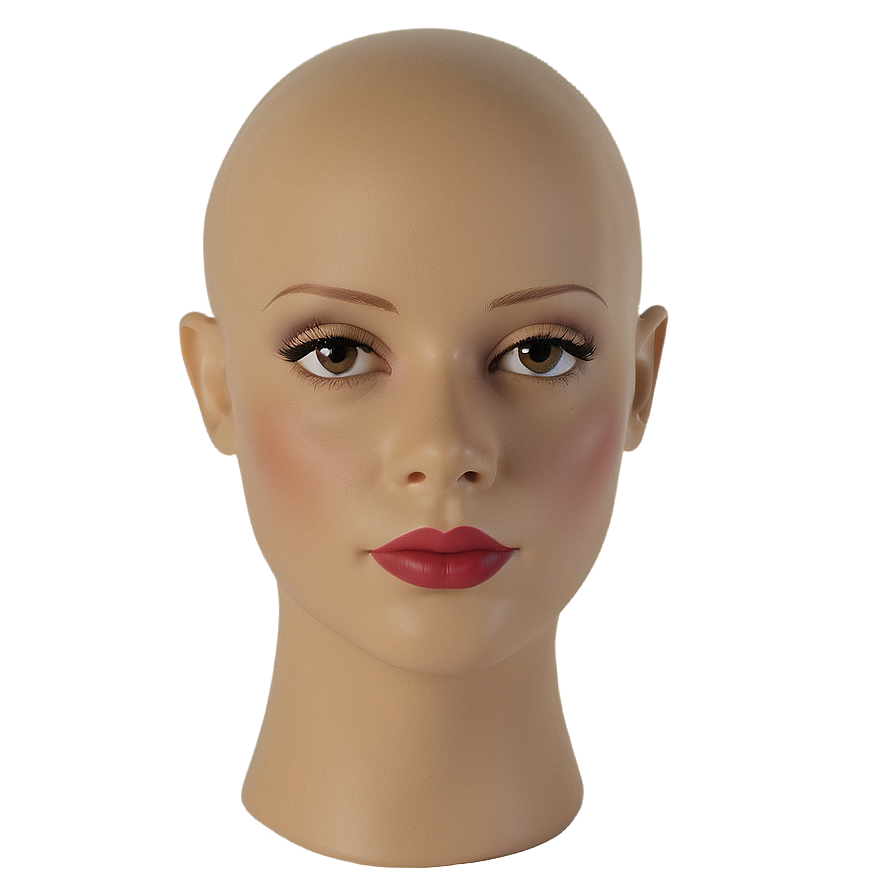 Bald Mannequin Head For Wigs Png Cct92 PNG Image