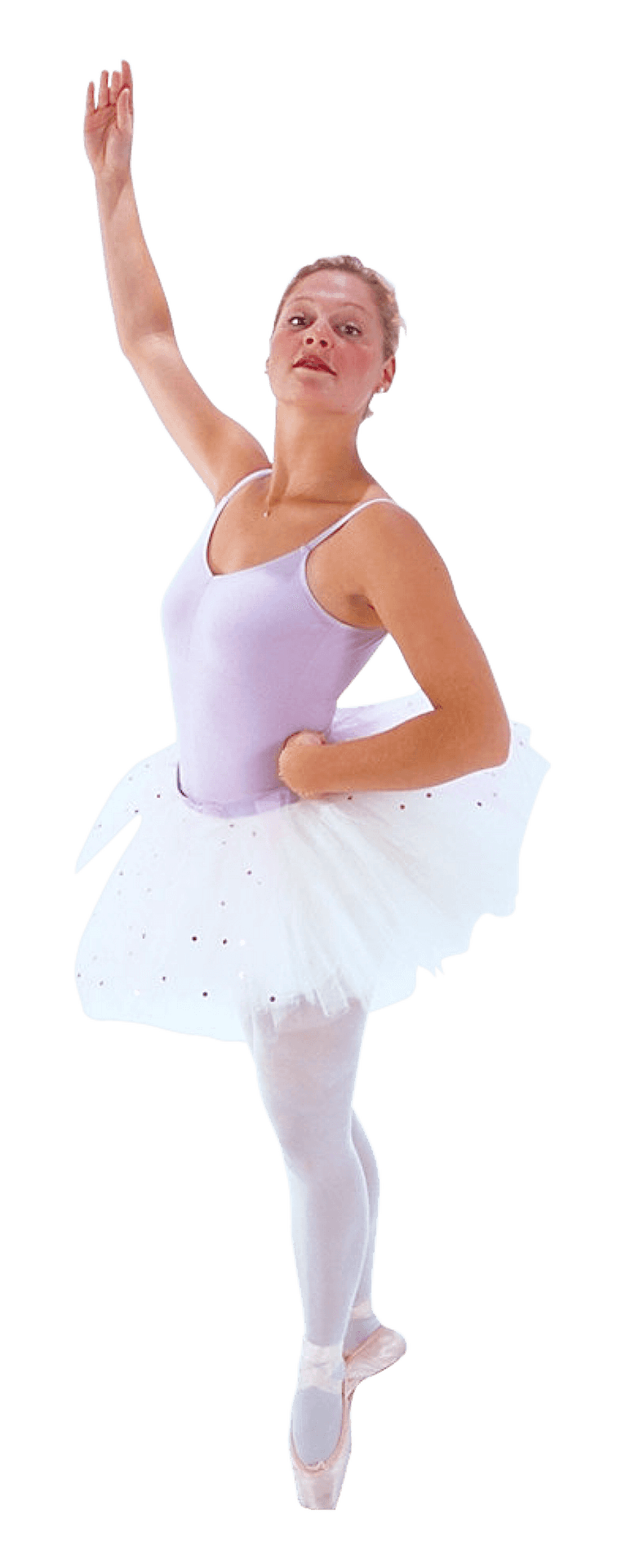 Ballet Dancer Posein Tutu PNG Image