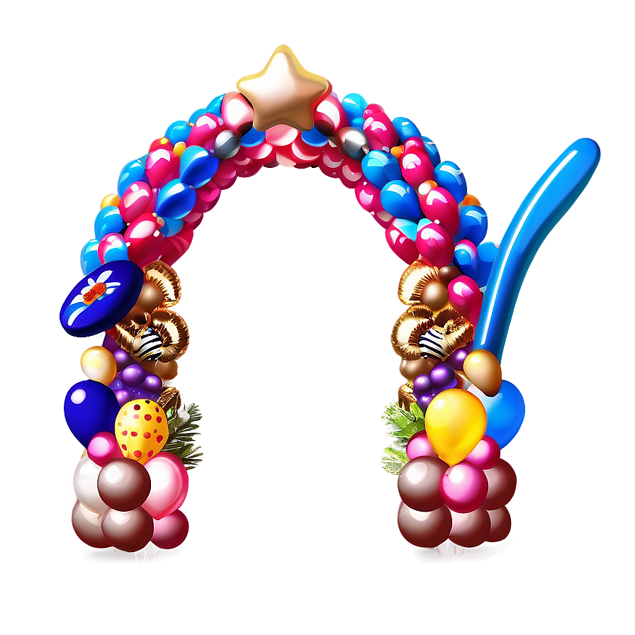 Balloon Arch Decoration Png Oik85 PNG Image