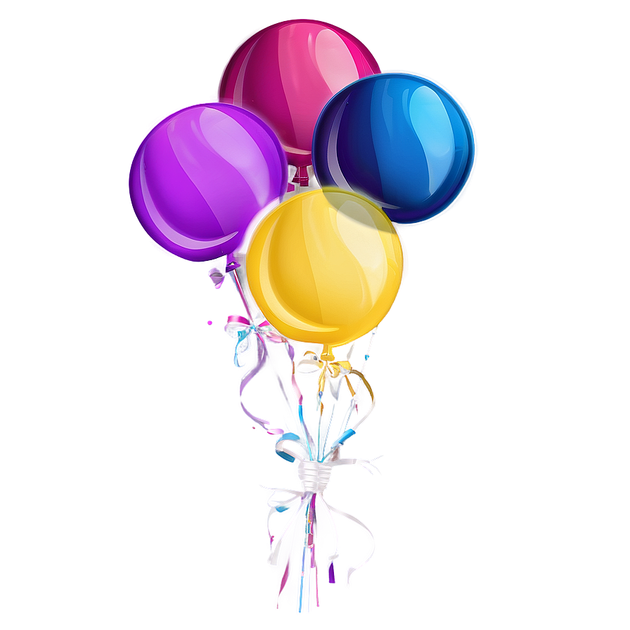 Balloon Bouquet Png Tpu PNG Image