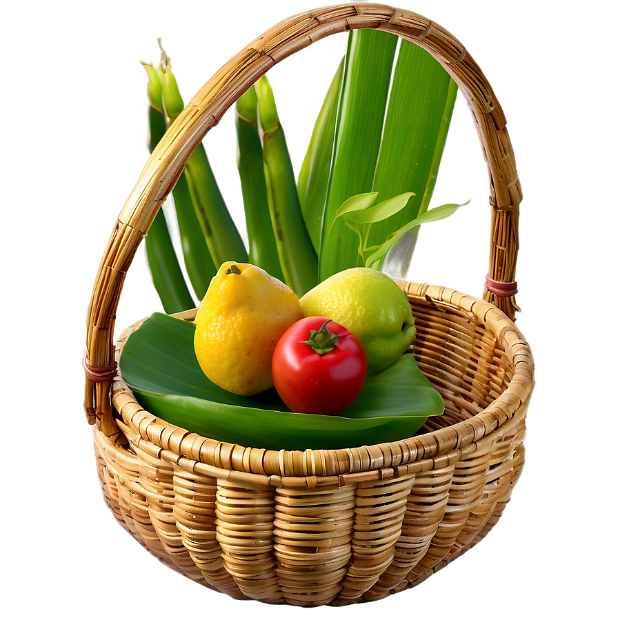 Bamboo Basket Png 16 PNG Image