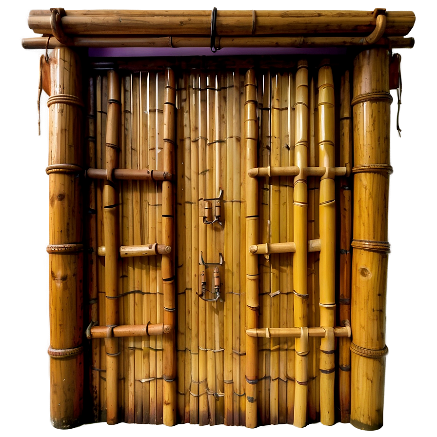 Bamboo Door Design Png Wgl77 PNG Image