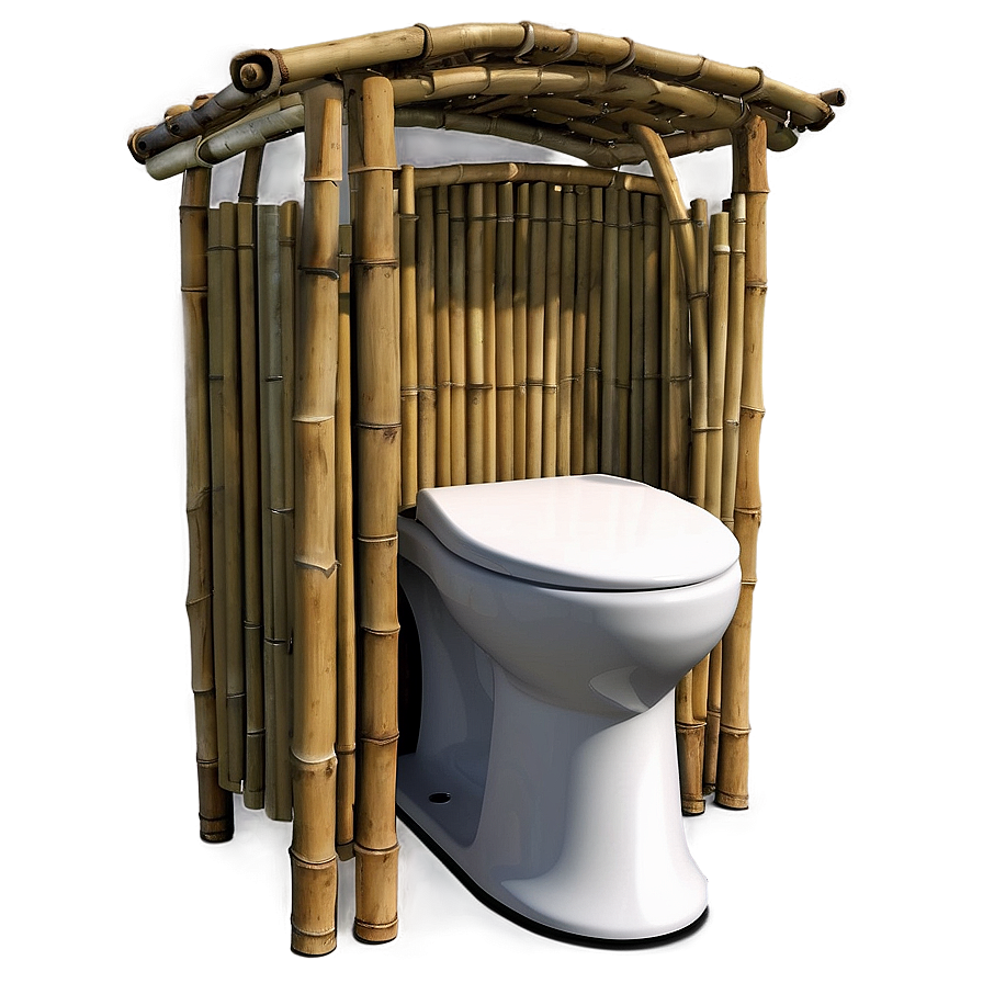 Bamboo Exterior Toilet Png Rrq77 PNG Image