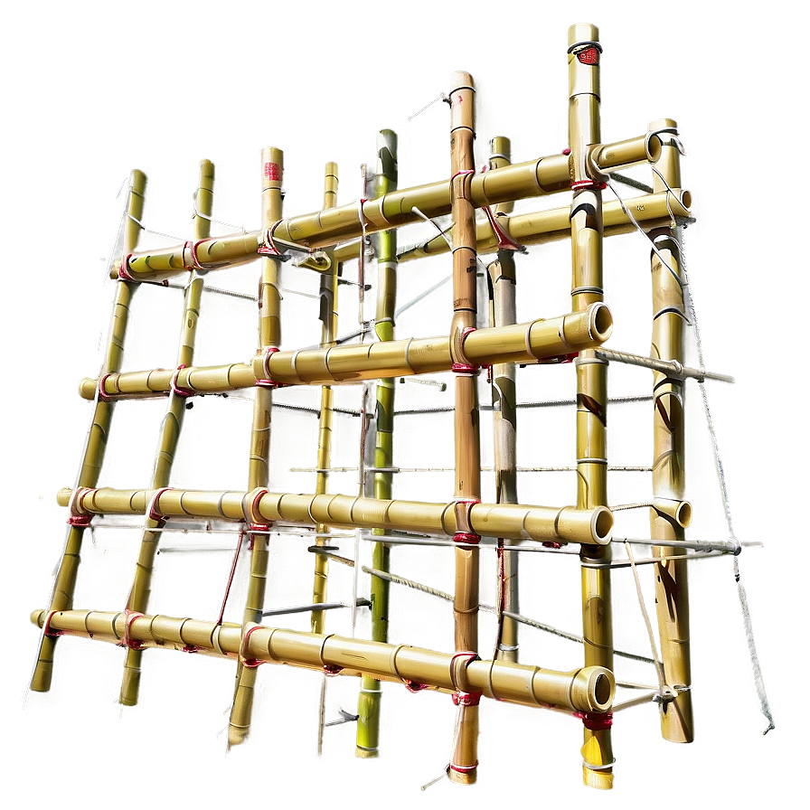 Bamboo Scaffolding Structure Png 05232024 PNG Image