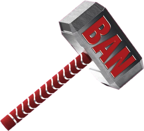 Ban Hammer Parody PNG Image