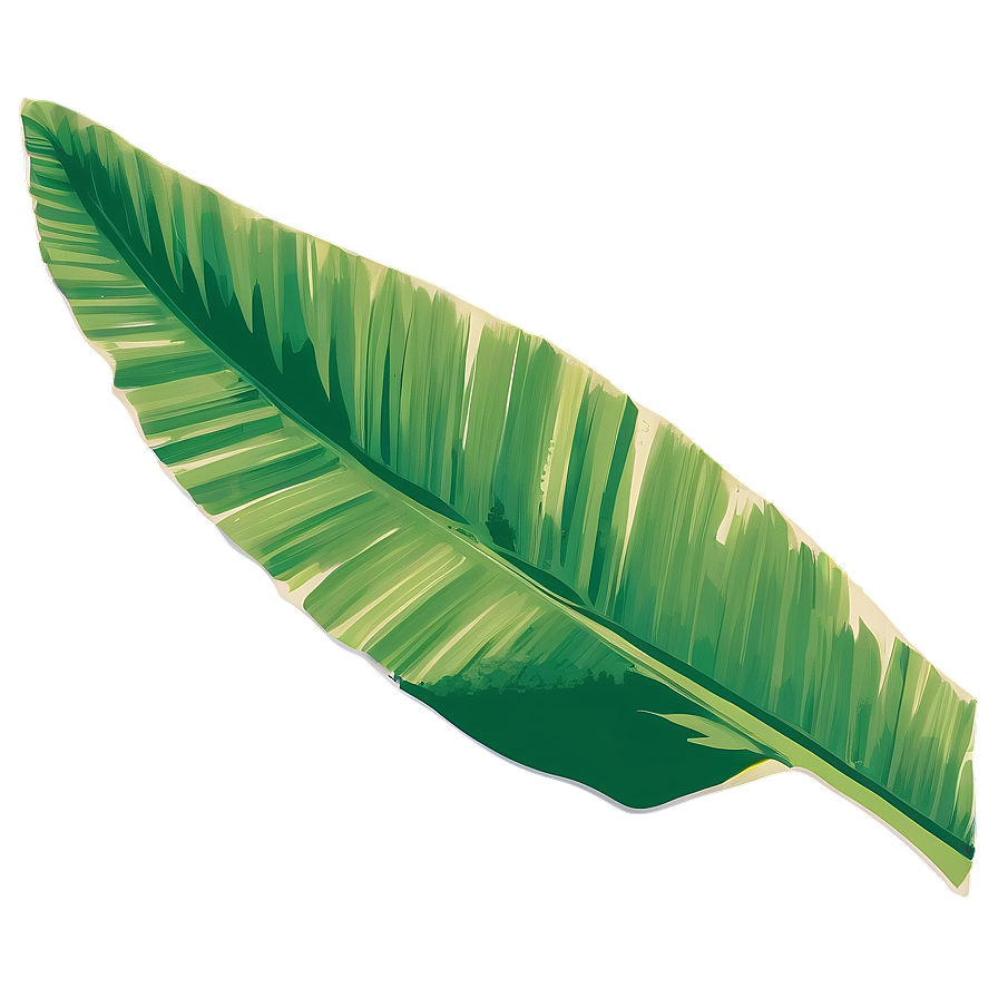 Banana Leaf Print Png 06232024 PNG Image