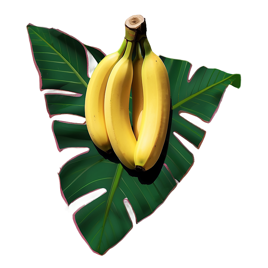 Banana Leaf Sketch Png 06232024 PNG Image