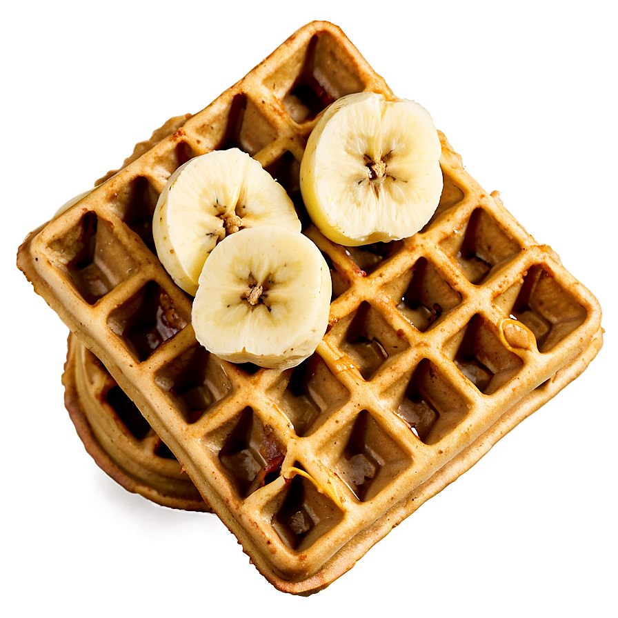 Banana Nut Waffle Png Cpk5 PNG Image